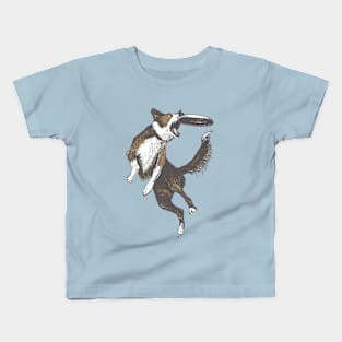 Dog & Frisbee Kids T-Shirt